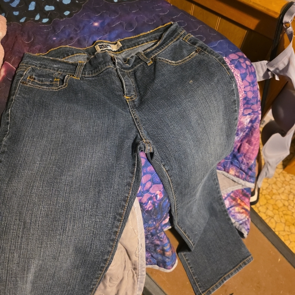 anchor blue Classic Straight-Leg Dark Blue Jeans